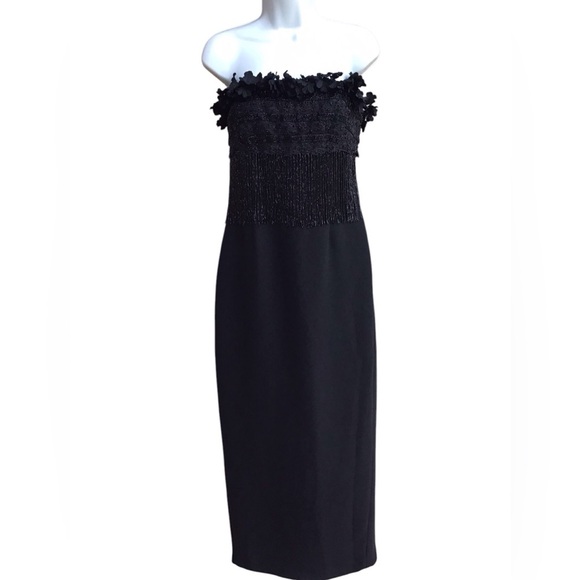 Nina Raynor Beaded Strapless Evening Gown - Picture 1 of 7